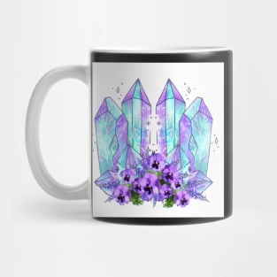 Magic Crystals and Flowers Mug